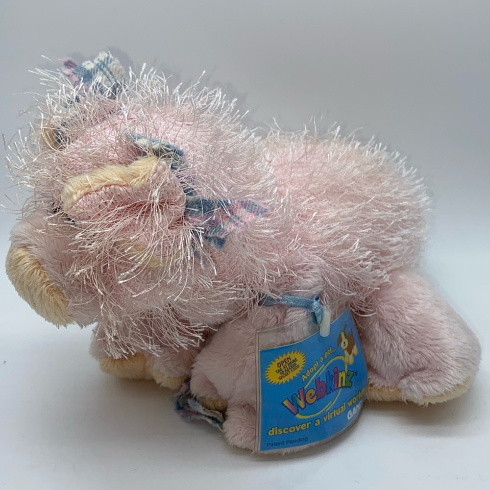 Ganz Webkinz Pink Pig HM002 Plush Stuffed Animal Toy with Sealed Code